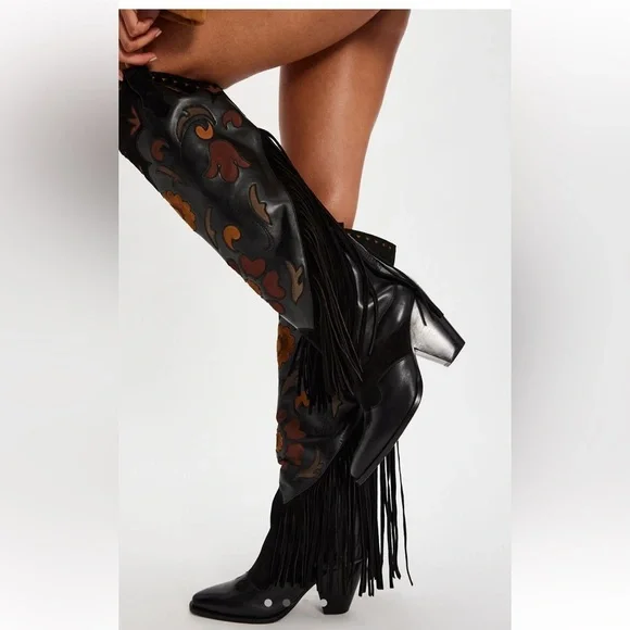 SPELL Sannah Fringe Boots - Picture 2 of 11